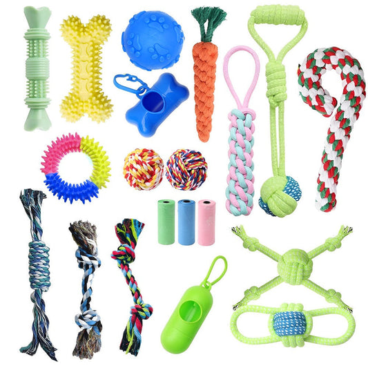 Juego de 20 juguetes para perros
